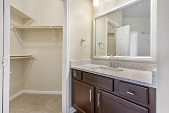 Bathroom with storage